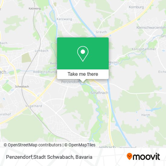 Penzendorf;Stadt Schwabach map