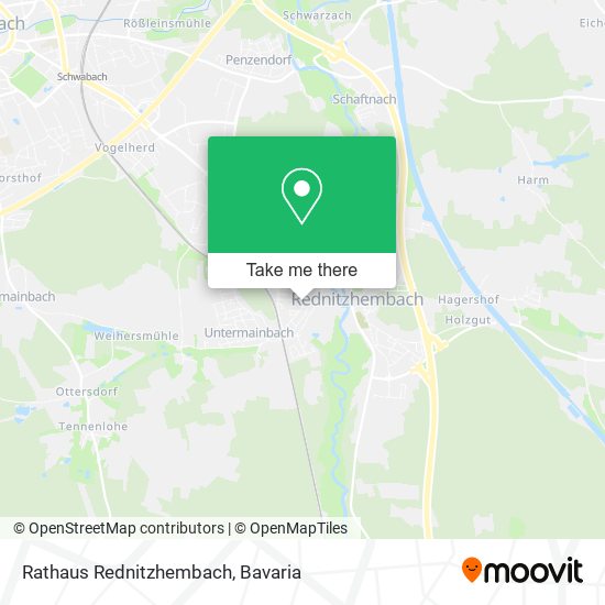 Rathaus Rednitzhembach map
