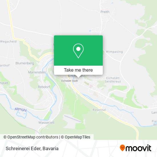 Schreinerei Eder map