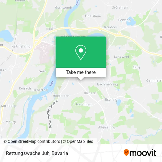 Карта Rettungswache Juh