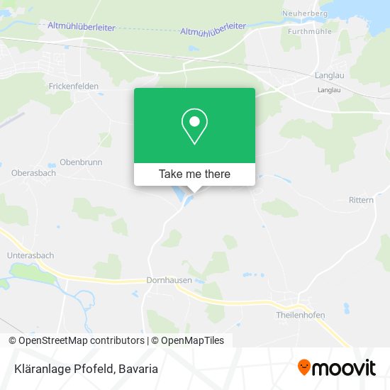 Kläranlage Pfofeld map