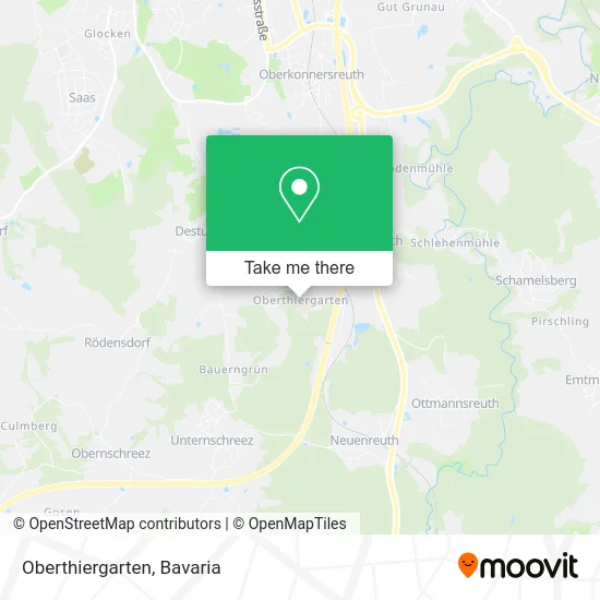 Карта Oberthiergarten
