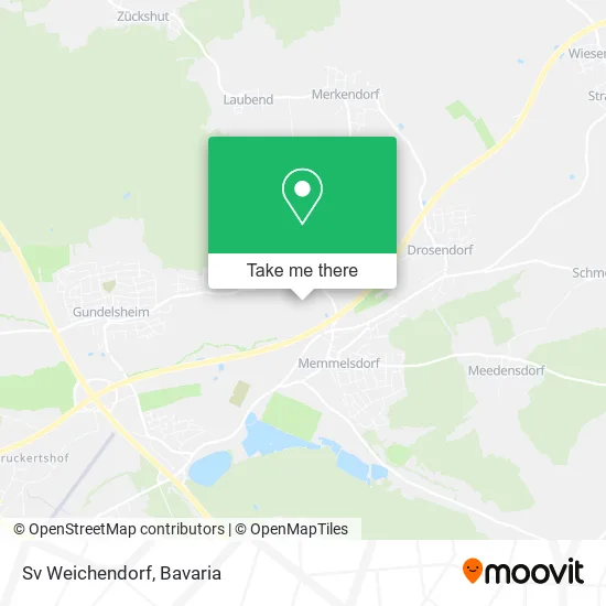 Sv Weichendorf map