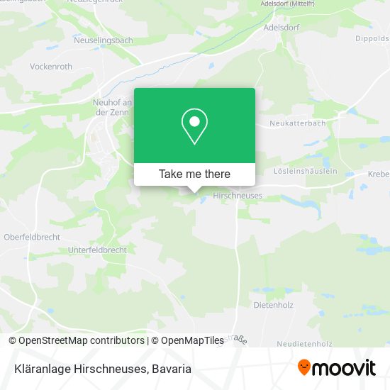 Kläranlage Hirschneuses map