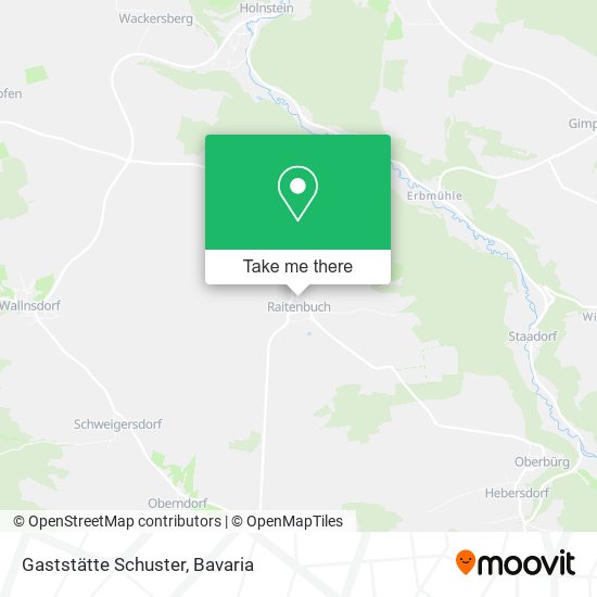 Gaststätte Schuster map