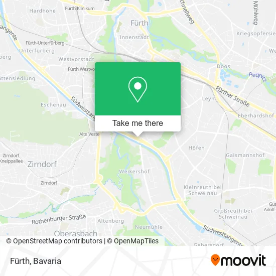 Карта Fürth