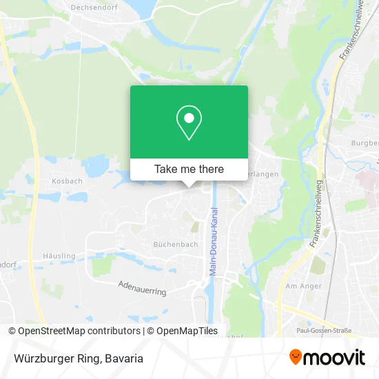 Карта Würzburger Ring