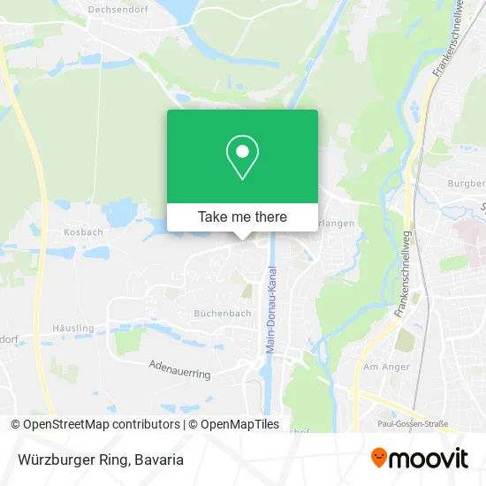 Карта Würzburger Ring