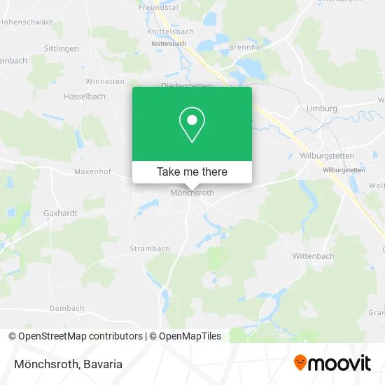 Карта Mönchsroth