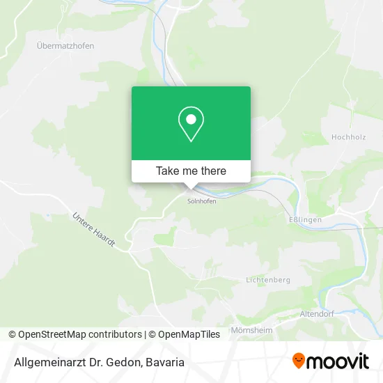 Карта Allgemeinarzt Dr. Gedon