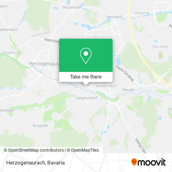 Карта Herzogenaurach