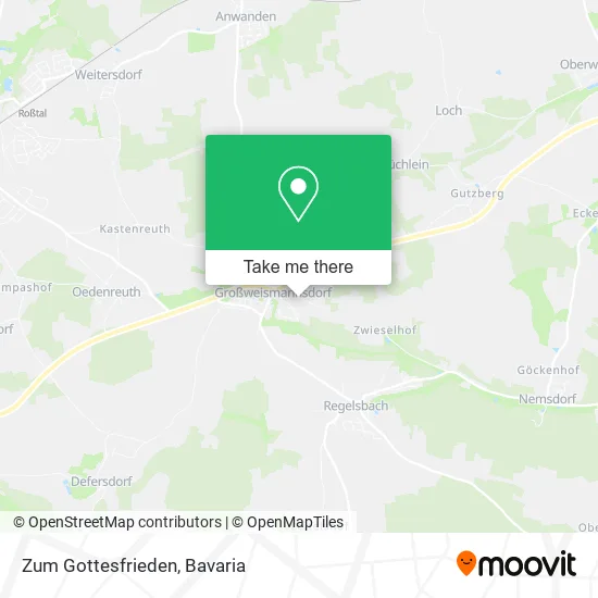 Карта Zum Gottesfrieden
