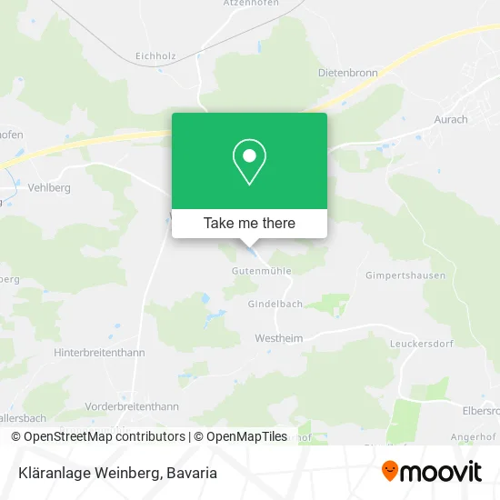 Карта Kläranlage Weinberg