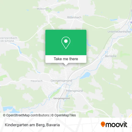 Карта Kindergarten am Berg