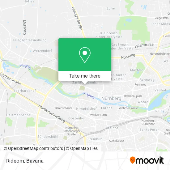 Карта Rideom