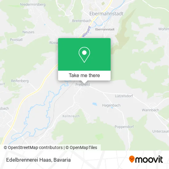 Карта Edelbrennerei Haas