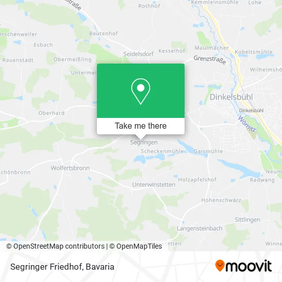 Карта Segringer Friedhof