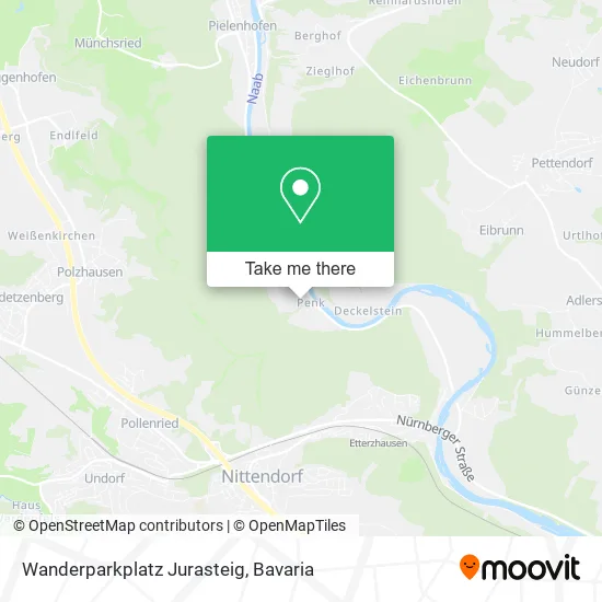 Карта Wanderparkplatz Jurasteig