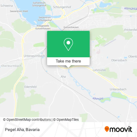 Карта Pegel Aha