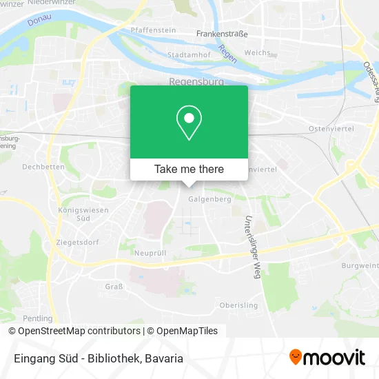 Карта Eingang Süd - Bibliothek