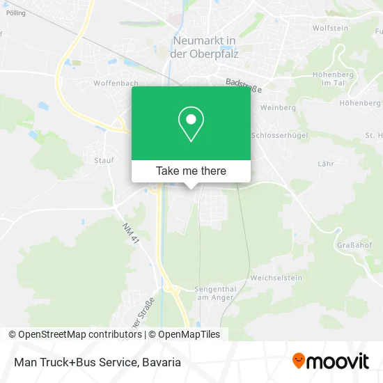 Карта Man Truck+Bus Service