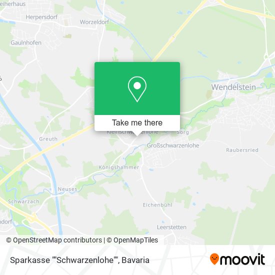 Карта Sparkasse ""Schwarzenlohe""
