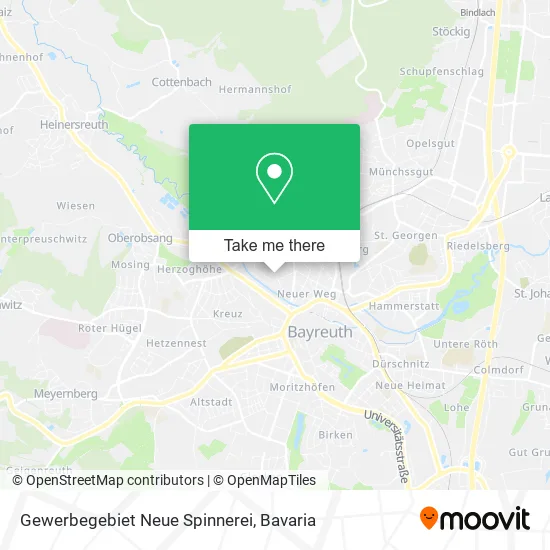 Карта Gewerbegebiet Neue Spinnerei