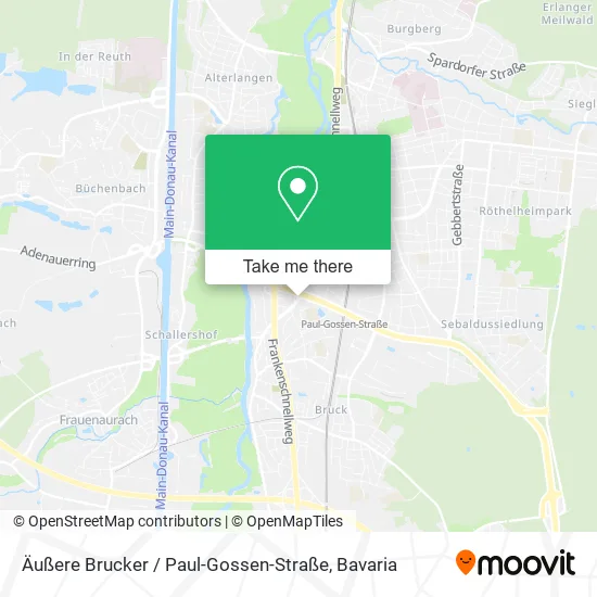 Карта Äußere Brucker / Paul-Gossen-Straße