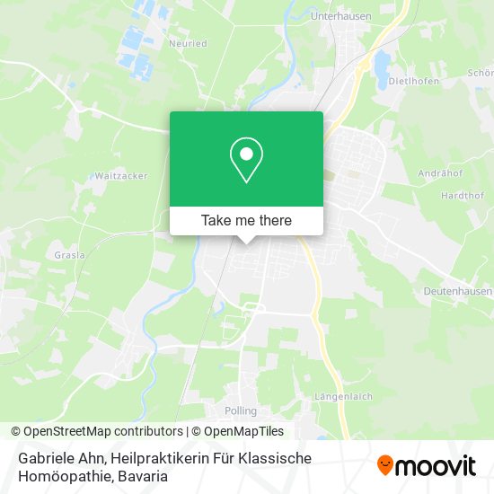 Gabriele Ahn, Heilpraktikerin Für Klassische Homöopathie map