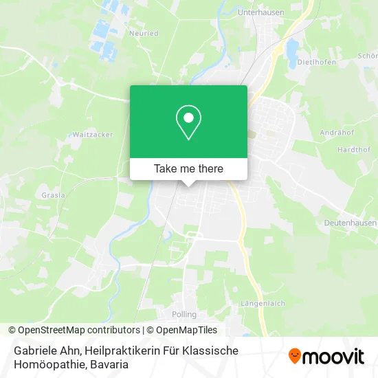 Карта Gabriele Ahn, Heilpraktikerin Für Klassische Homöopathie