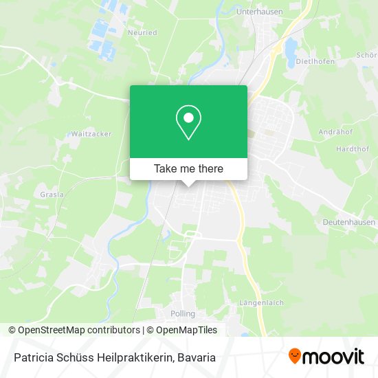 Patricia Schüss Heilpraktikerin map