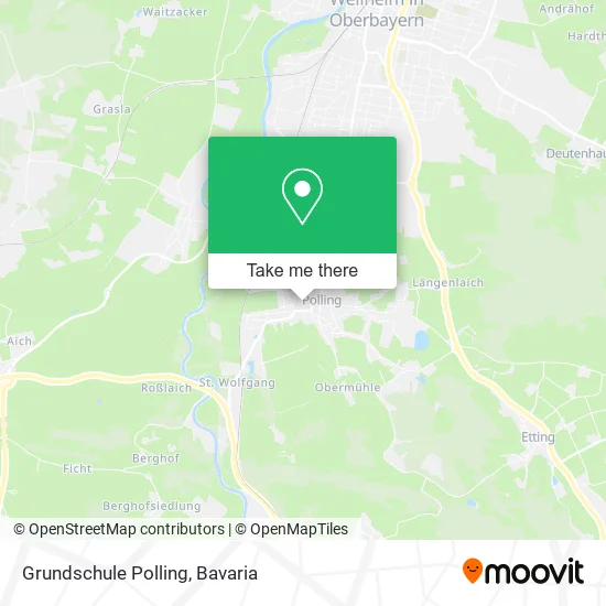 Карта Grundschule Polling