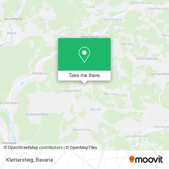 Карта Klettersteig