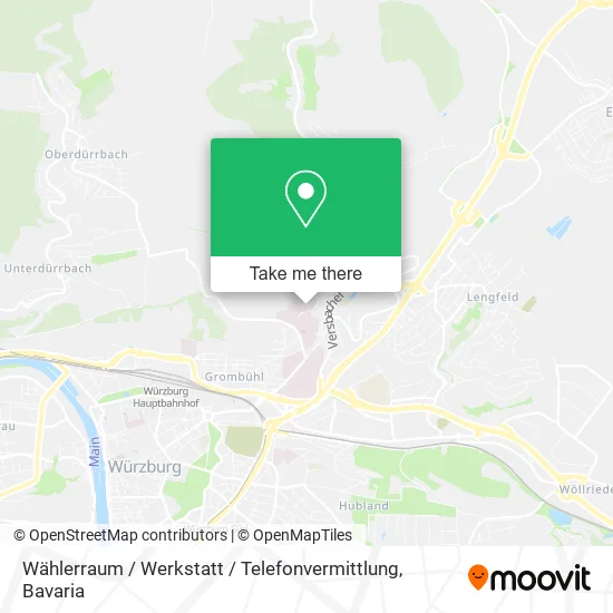 Карта Wählerraum / Werkstatt / Telefonvermittlung