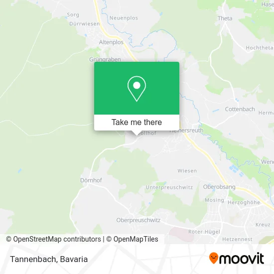 Карта Tannenbach