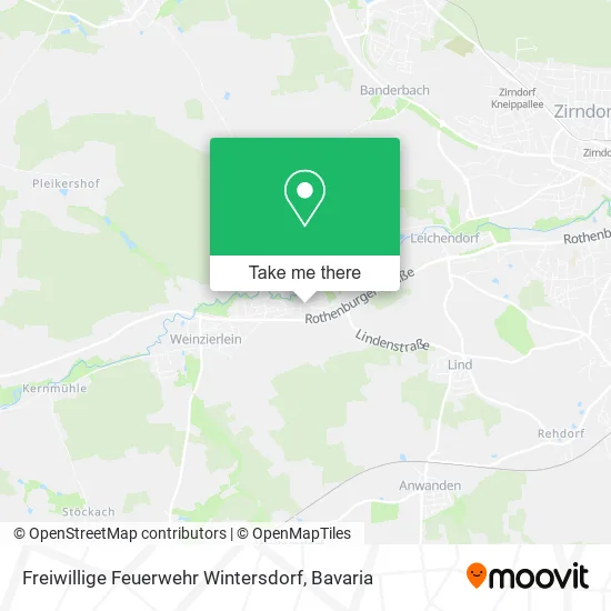 Карта Freiwillige Feuerwehr Wintersdorf