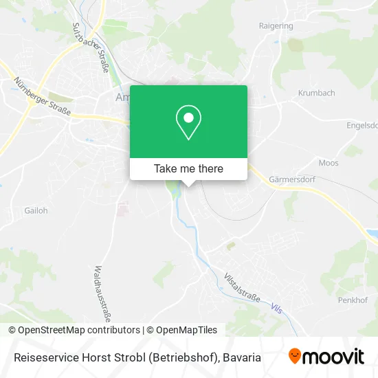 Карта Reiseservice Horst Strobl (Betriebshof)