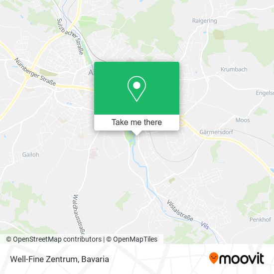 Карта Well-Fine Zentrum
