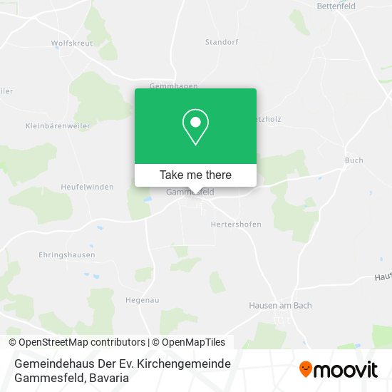 Gemeindehaus Der Ev. Kirchengemeinde Gammesfeld map