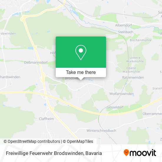 Freiwillige Feuerwehr Brodswinden map