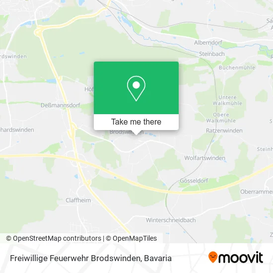 Карта Freiwillige Feuerwehr Brodswinden