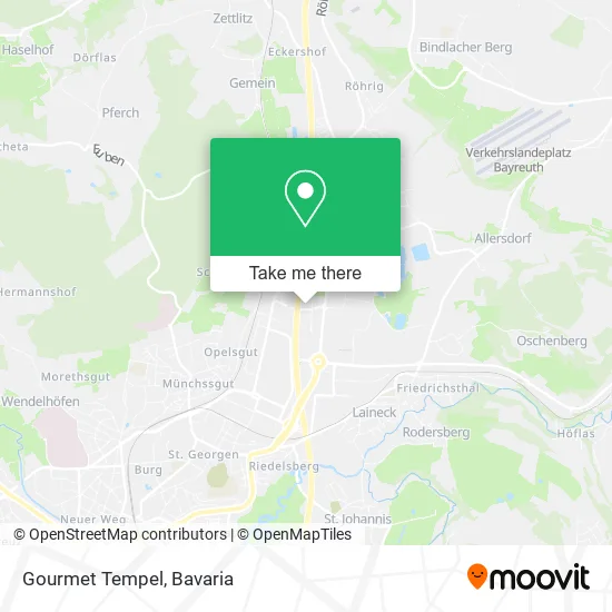 Карта Gourmet Tempel
