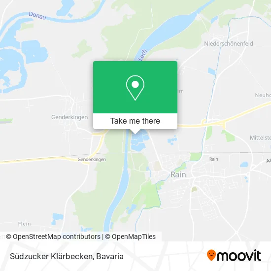 Карта Südzucker Klärbecken