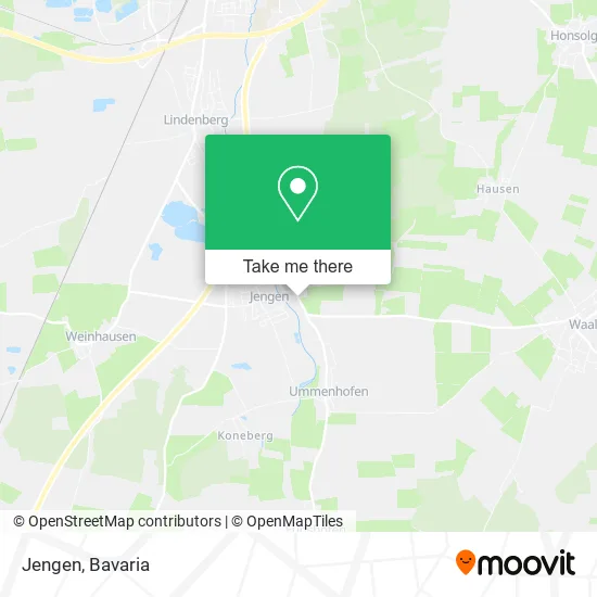 Карта Jengen