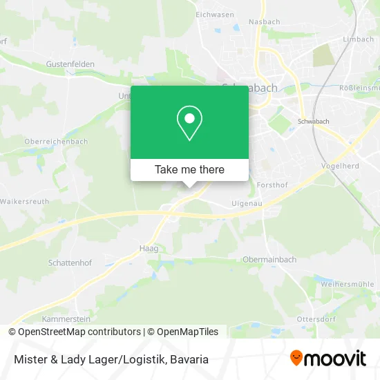 Карта Mister & Lady Lager/Logistik