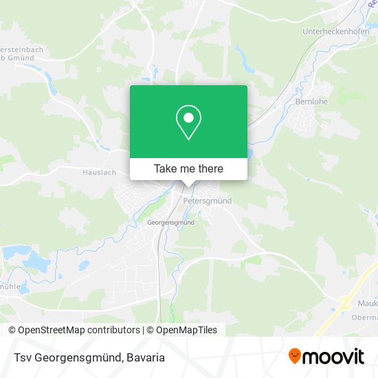 Tsv Georgensgmünd map