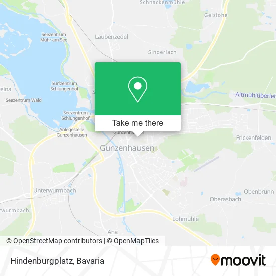 Hindenburgplatz map