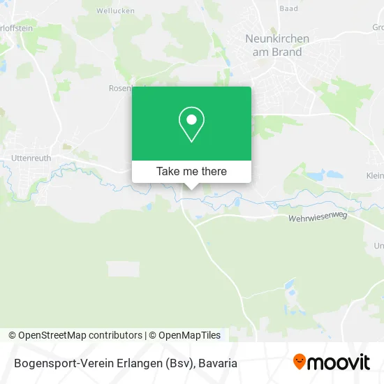 Карта Bogensport-Verein Erlangen (Bsv)