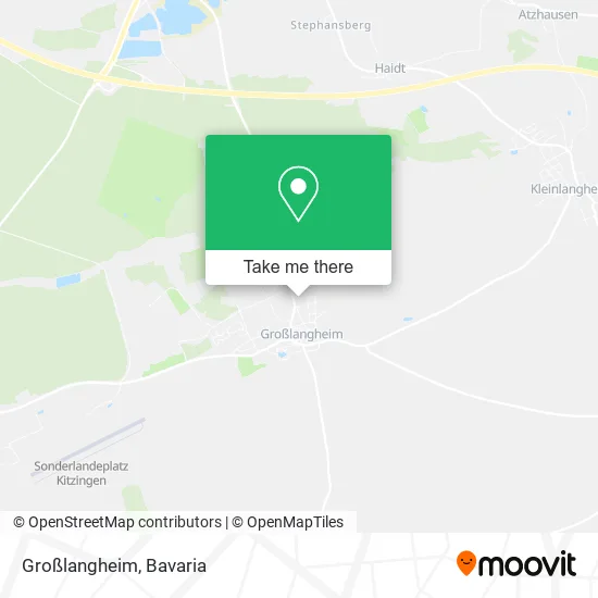 Карта Großlangheim