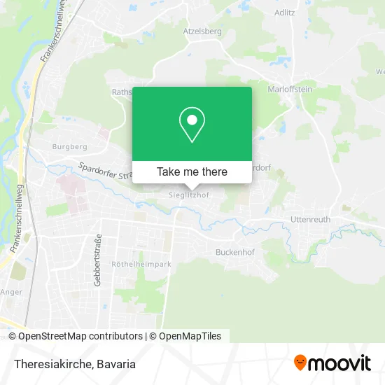 Карта Theresiakirche